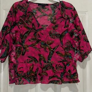 VTG Marc New York Floral Women's Top large